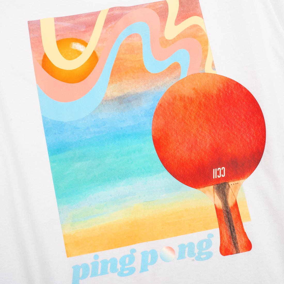 PING PONG COLLECTION: resort SHIRT white